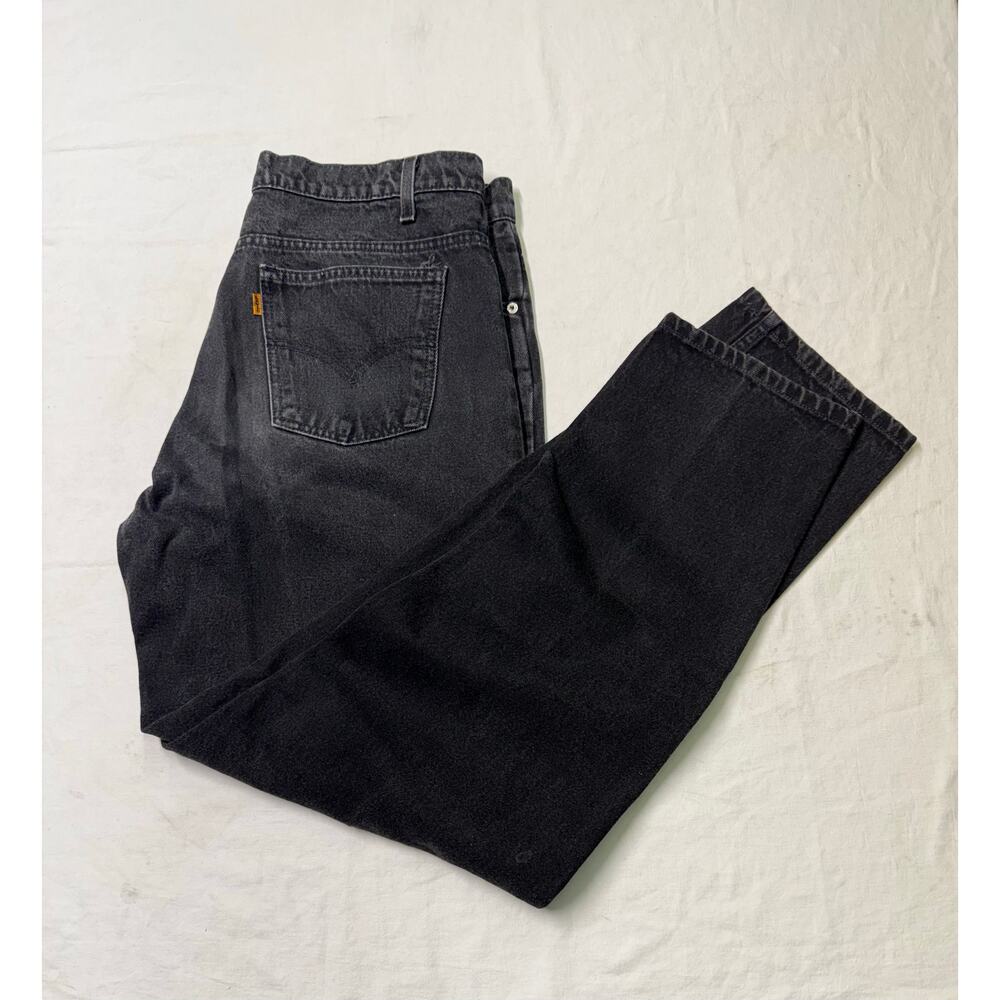 Vintage  Levis Mens 550 Orange Tab Relaxed fit  38 x32 Distressed tapered leg